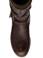 Lotus Brown Knee High Boots - Image 4 of 4