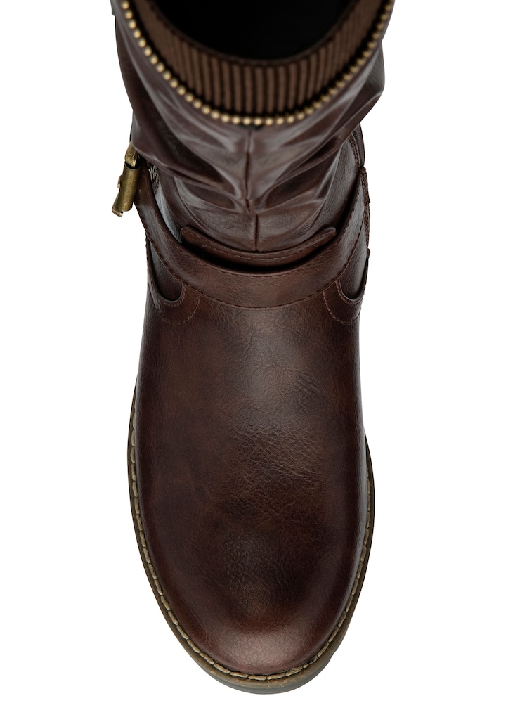 Lotus Brown Knee High Boots - Image 4 of 4
