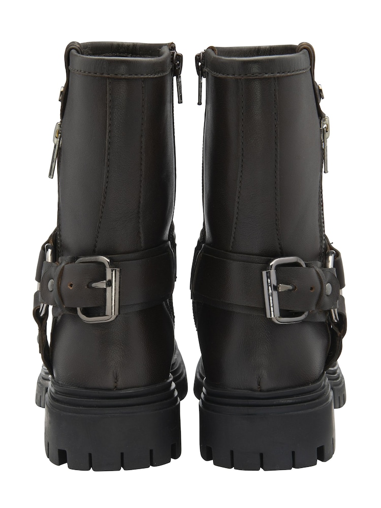 Lotus Brown Ankle Boots - Image 3 of 4