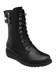 Lotus Black Ankle Boots - Image 1 of 4