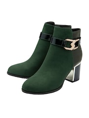 Lotus Green Ankle Boots - Image 2 of 4