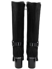 Lotus Black Knee High Leg Boots - Image 3 of 4