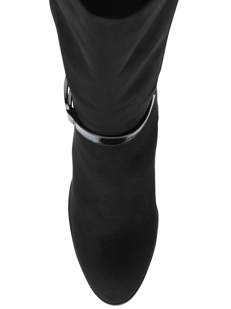 Lotus Black Knee High Leg Boots - Image 4 of 4