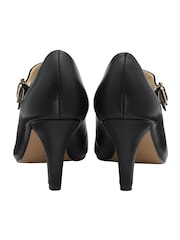 Lotus Black Heeled Shoes - Image 3 of 4