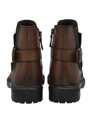 Lotus Brown Ankle Boots - Image 3 of 4