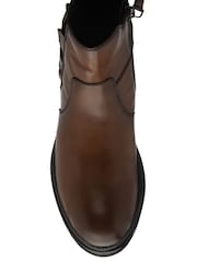 Lotus Brown Ankle Boots - Image 4 of 4