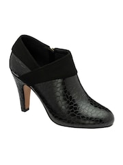 Lotus Black Heeled Shoe Boots - Image 1 of 4