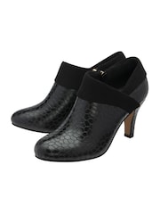Lotus Black Heeled Shoe Boots - Image 2 of 4