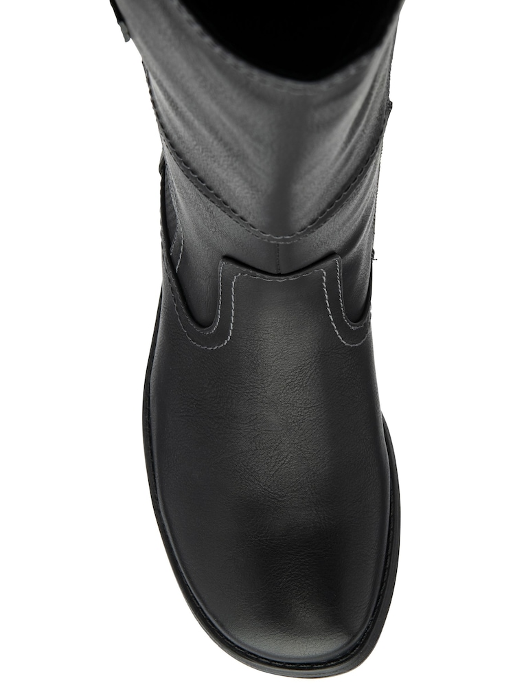 Lotus Black Leg Boots - Image 4 of 4