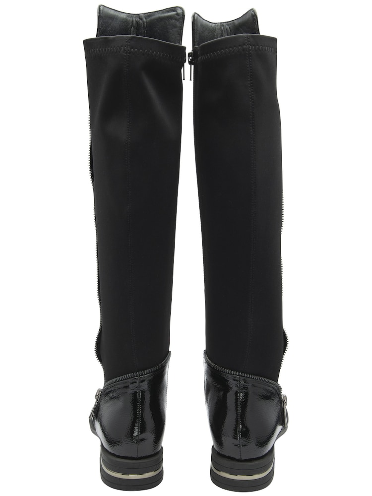 Lotus Black Leg Boots - Image 3 of 4