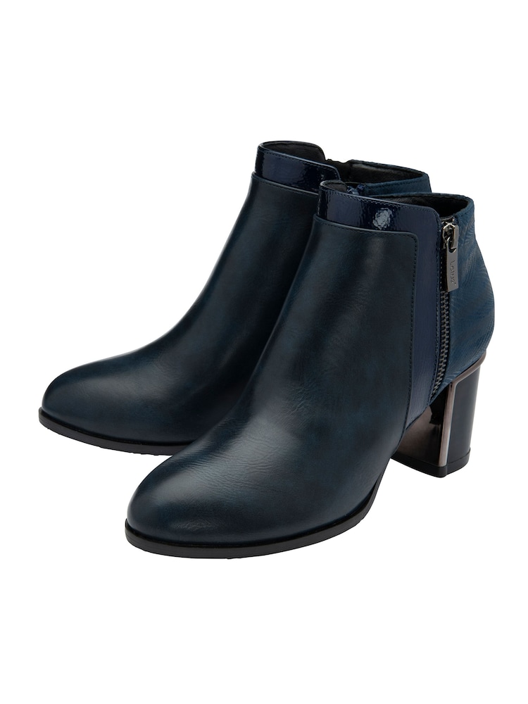 Lotus Blue Ankle Boots - Image 2 of 4