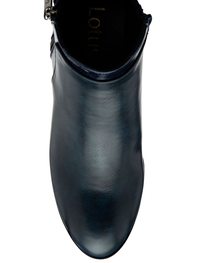Lotus Blue Ankle Boots - Image 4 of 4 Lotus Blue Ankle Boots - Image 4 of 4