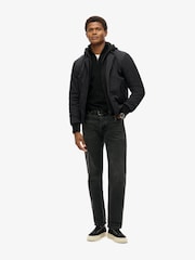 Superdry Jet Black Military Hooded Jacket - Image 2 of 9