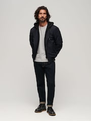 Superdry Jet Black Military Hooded Jacket - Image 4 of 9