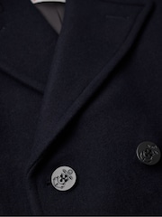 Superdry Eclipse Navy Merchant Wool Peacoat - Image 8 of 10