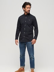 Eclipse-Marineblau - Superdry Merchant Hemd aus 100 % Baumwolle - Bild 3 von 6