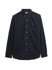 Eclipse-Marineblau - Superdry Merchant Hemd aus 100 % Baumwolle - Bild 4 von 6