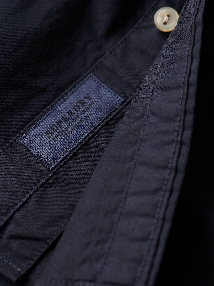 Eclipse-Marineblau - Superdry Merchant Hemd aus 100 % Baumwolle - Bild 6 von 6