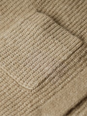 Superdry Fudge Brown Essential Long Knit Cardigan - Image 6 of 6