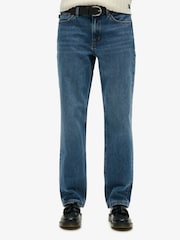 Superdry Springs Vintage Custom Mid Rise Straight Leg 100% Cotton Jeans - Image 3 of 6