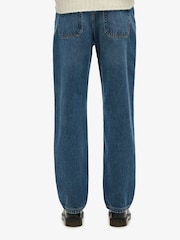 Superdry Springs Vintage Custom Mid Rise Straight Leg 100% Cotton Jeans - Image 4 of 6
