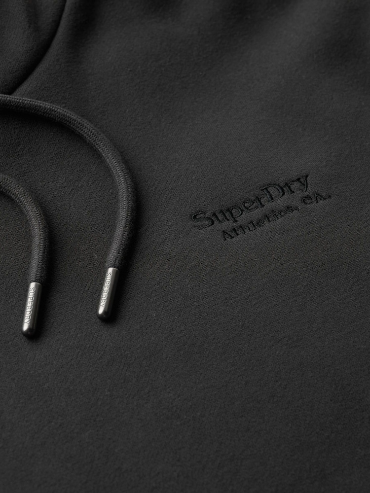 Superdry Bison Black Essential Hooded Sweat Dress - Image 5 of 5