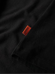 Superdry Black Essential Logo Embroidery T-Shirt - Image 5 of 6