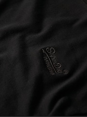 Superdry Black Essential Logo Embroidery T-Shirt - Image 6 of 6