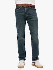 Superdry Viper Vintage Indigo Vintage Slim Straight Jeans - Image 3 of 6