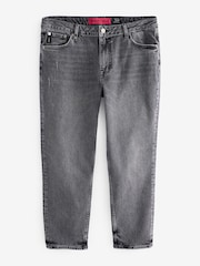 Superdry Echo Black 2 Vintage Mid Rise Slim Jeans - Image 1 of 1