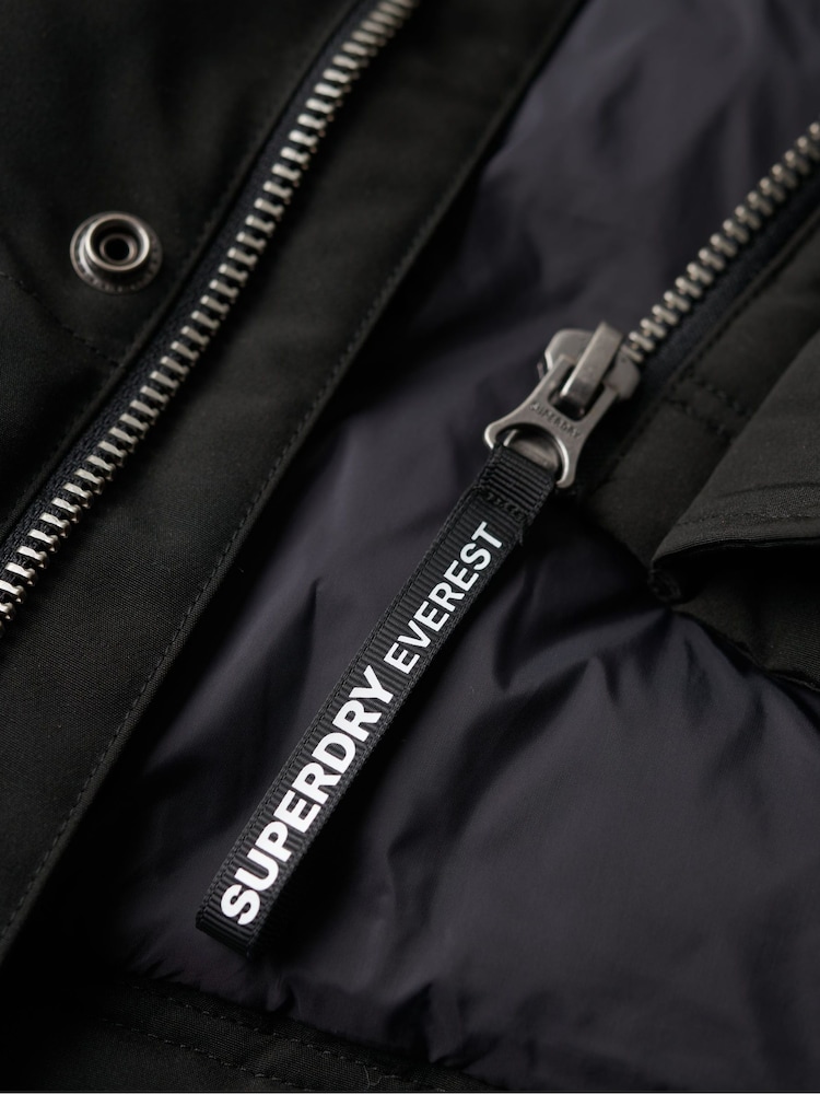 Jet Black - dos-dos À capuche Superdry Everest - Image 10 of 11