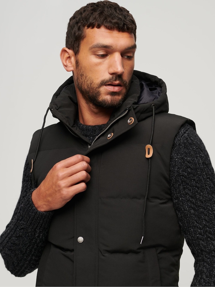 Jet Black - dos-dos À capuche Superdry Everest - Image 8 of 11