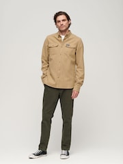 Sandstone Brown - Superdry Trailsman Flanellhemd aus 100% Baumwolle - Bild 3 von 6