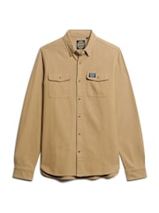 Sandstone Brown - Superdry Trailsman Flanellhemd aus 100% Baumwolle - Bild 4 von 6