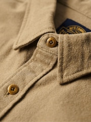 Sandstone Brown - Superdry Trailsman Flanellhemd aus 100% Baumwolle - Bild 6 von 6
