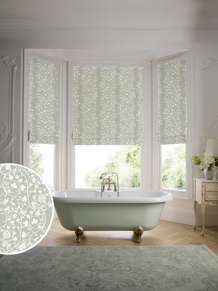 Historic Royal Palaces Sage Tudor Trail Made To Measure Roman Blinds - Image 1 of 7