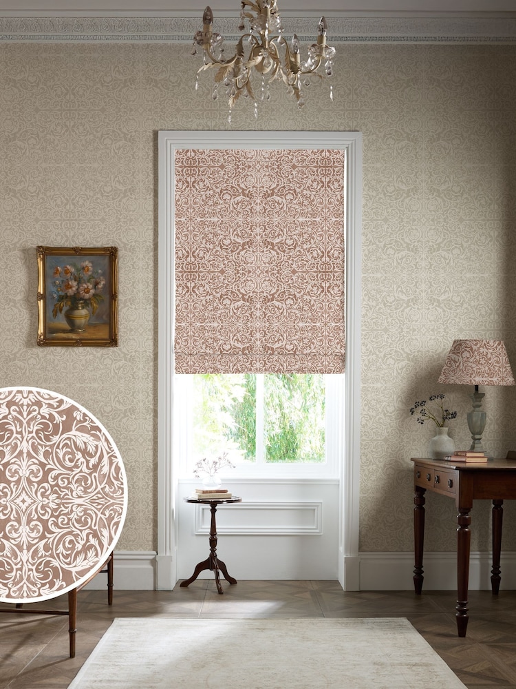 Historic Royal Palaces Brick Kensington Made To Measure Roman Blinds - Image 1 of 7 Historic Royal Palaces Brick Kensington Made To Measure Roman Blinds - Image 1 of 7