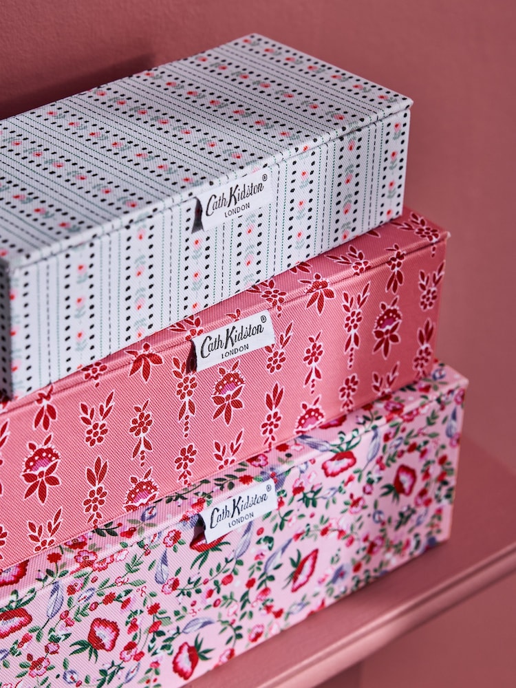 Cath Kidston Set of 3 Storage Boxes - Изображение 1 из 7 Cath Kidston Set of 3 Storage Boxes - Изображение 1 из 7