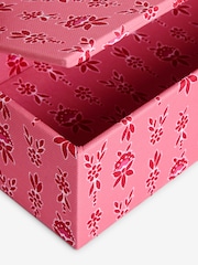 Cath Kidston Set of 3 Pink Floral Storage Boxes - Image 7 of 7