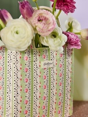 Cath Kidston Cream/Pink/Green Hand Bag Vase - Image 4 of 4