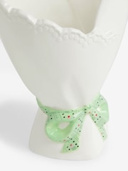 Cath Kidston White/Green Bouquet Vase - Image 6 of 6