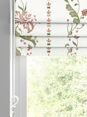 Historic Royal Palaces Clay Pink Waistcoat Stripe Made To Measure Roman Blinds - Image 5 of 7