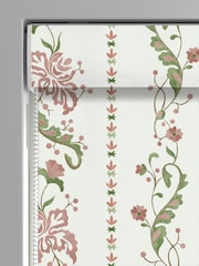 Historic Royal Palaces Clay Pink Waistcoat Stripe Made To Measure Roman Blinds - Image 6 of 7