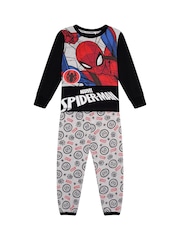 Brand Threads Grey Spiderman Boys 100% Cotton Pyjama Set - Image 4 of 4