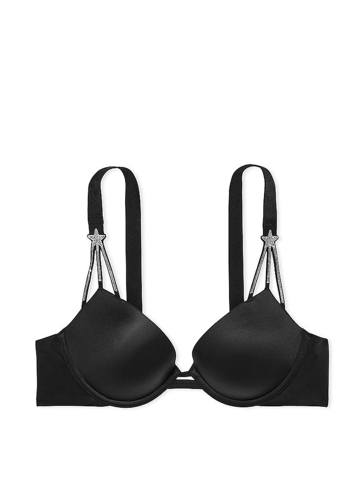 Victoria's Secret Black Star Shine Push Up Bra - Image 3 of 3