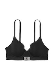 Victoria's Secret Black Lightly Lined Demi Shine Patch Bra - Image 3 of 3