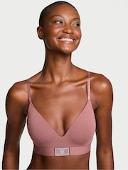 Vintage rozenroze - Victoria's Secret glanzende beha - Image 1 of 3