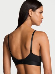 Victoria's Secret Black Push Up Shine Patch Bra - Image 2 of 3