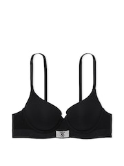 Victoria's Secret Black Push Up Shine Patch Bra - Image 3 of 3