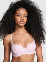 Roze tulp met imitatiediamanten - Victoria's Secret PINK beha van kant - Image 1 of 4